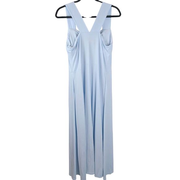 OGL Eco-SkinKiss  XL Flowy Square Neck Wide Straps Midi Brami Dress Pockets NWT - Picture 9 of 16